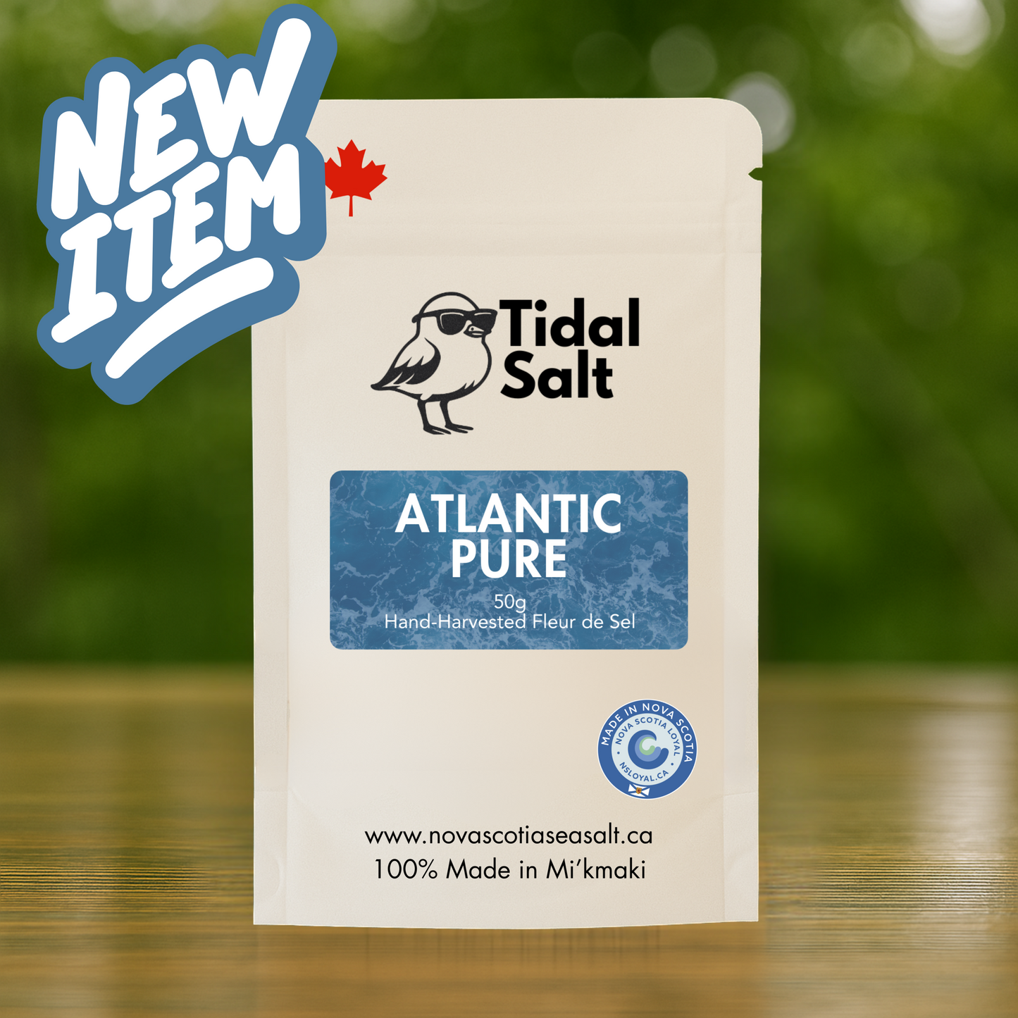Atlantic Pure - Handmade Fleur de Sel (50g Pouch)