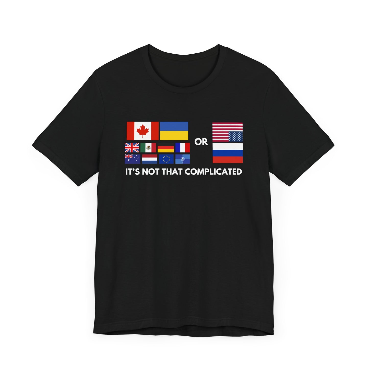 "It's Not That Complicated" Jersey Short Sleeve Tee