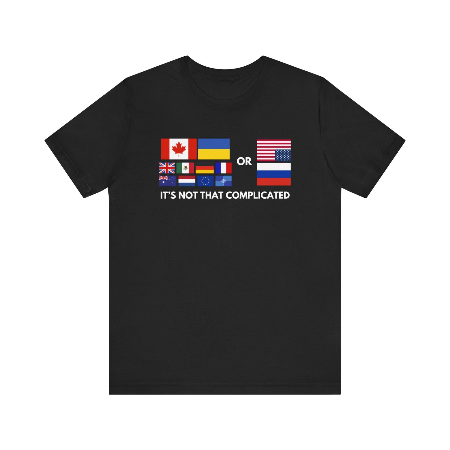 "It's Not That Complicated" Jersey Short Sleeve Tee