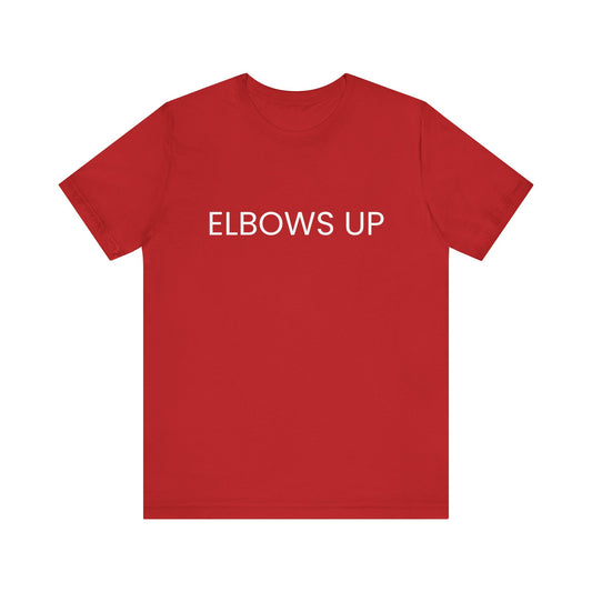 "Elbows Up (Simplified)" Jersey Short Sleeve Tee