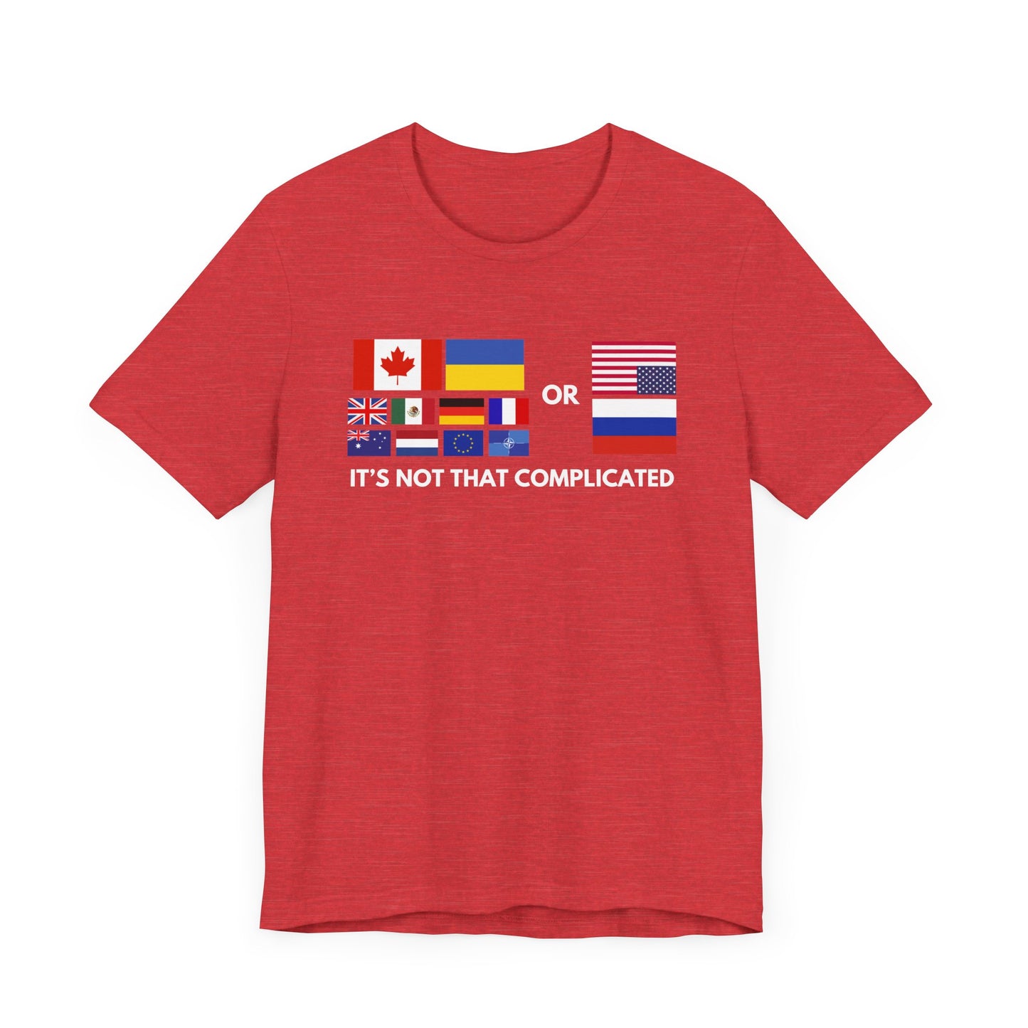 "It's Not That Complicated" Jersey Short Sleeve Tee